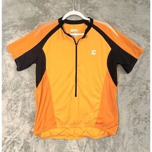 Cannondale Cycling Jersey Mens Shirt XXL Black Half Zip Bike Cycling